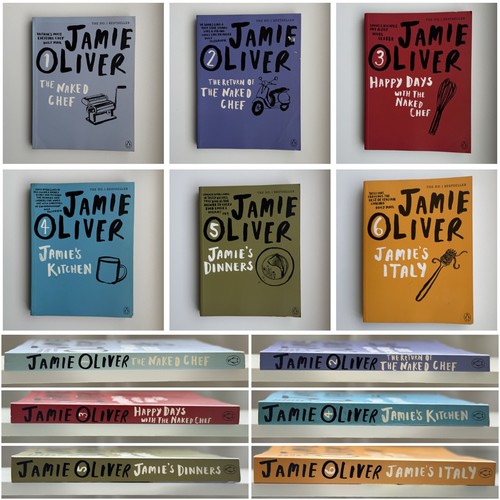 Jamie oliver cookbooks set - cookbooks, 1-6